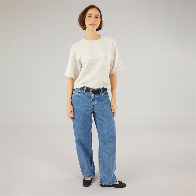 Onfire Womens Short Sleeved Raglan Jumper Mink