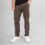 Onfire Mens Slim Fit Chino Trousers Charcoal