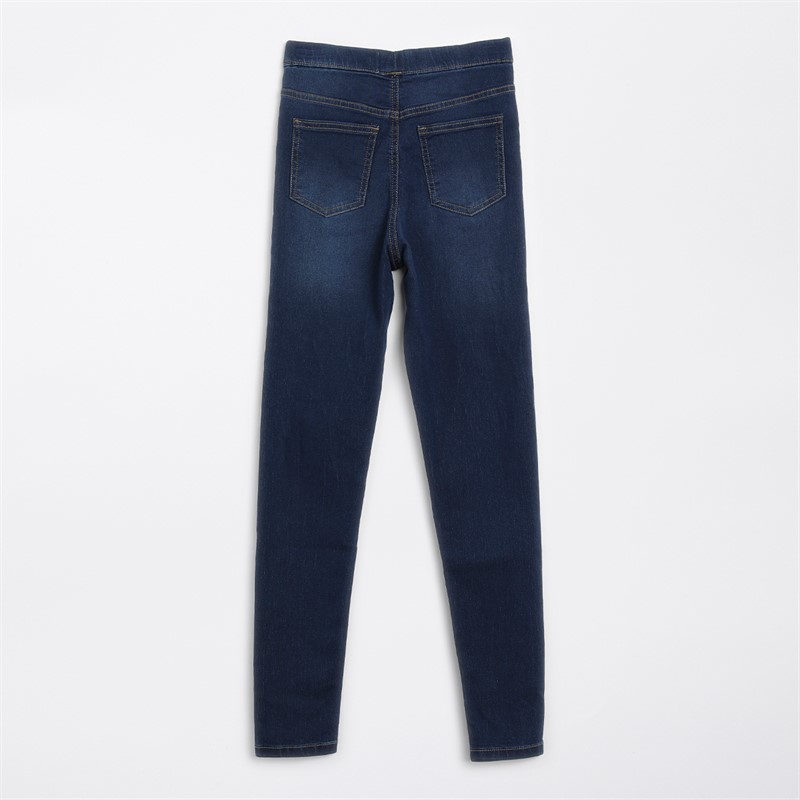 Onfire Mens Womens High Waisted Jeggings Dark Wash Dark Wash