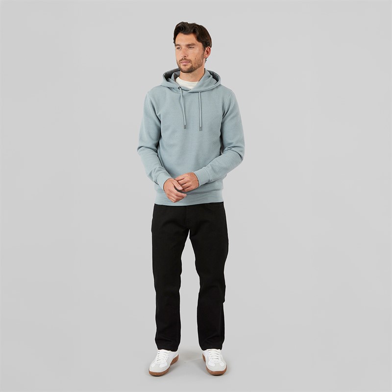 Onfire Mens Textured Hoodie Slate Grey
