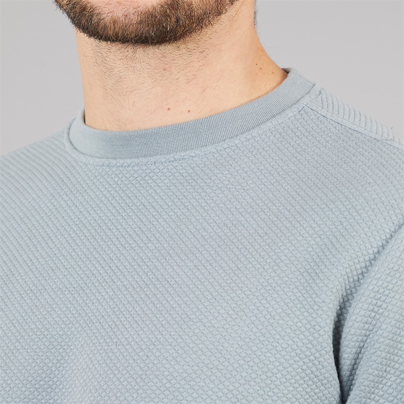 Onfire Mens Textured Sweatshirt Slate Grey