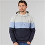 Onfire Mens Colour Block Hoodie Navy