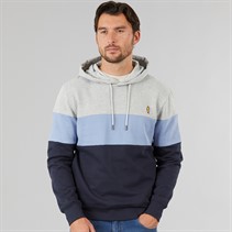 Onfire Mens Colour Block Hoodie Navy