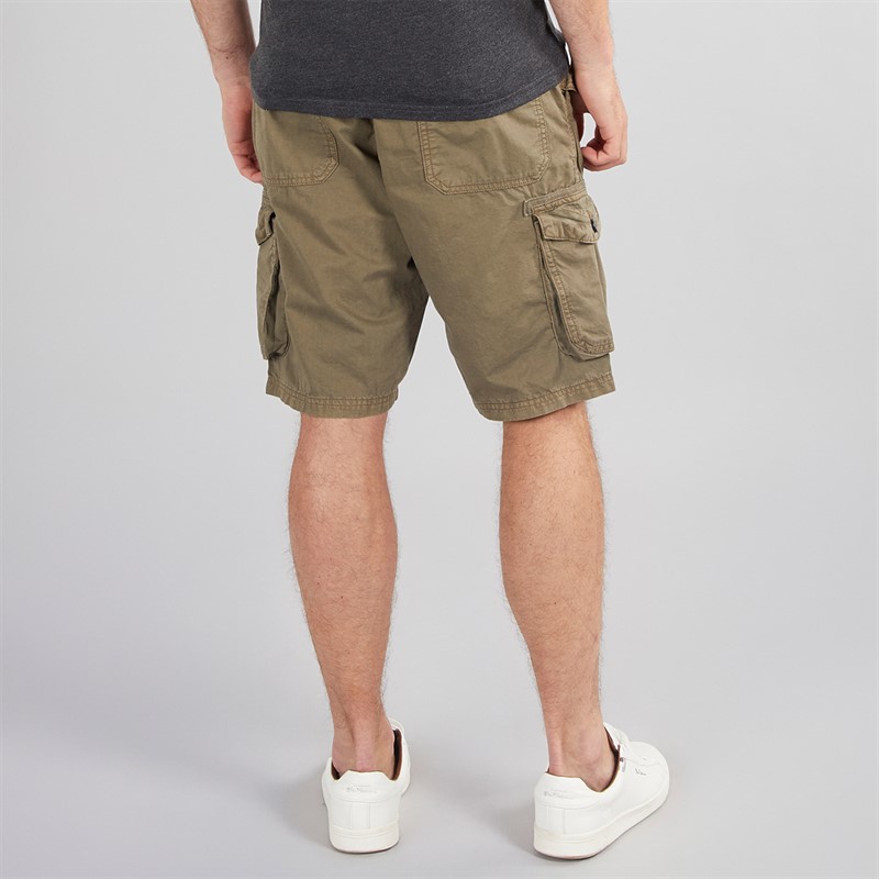 Onfire Mens Combat Shorts Khaki