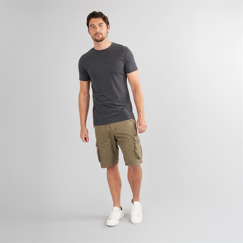Onfire Mens Combat Shorts Khaki