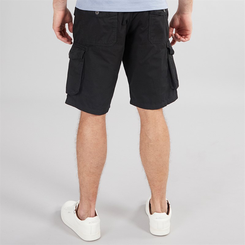 Onfire Mens Combat Shorts Black