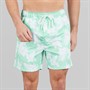 Onfire Mens Men Tropical Swim Shorts Pastel/Mint