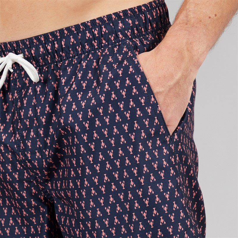 Onfire Mens Two Pack Swim Shorts Coral/Navy