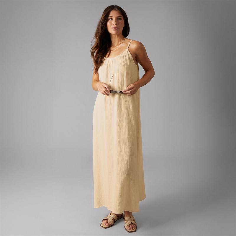 Onfire Womens Textured Dress Cream