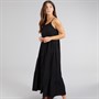 Onfire Womens Maxi Tiered Dress Black