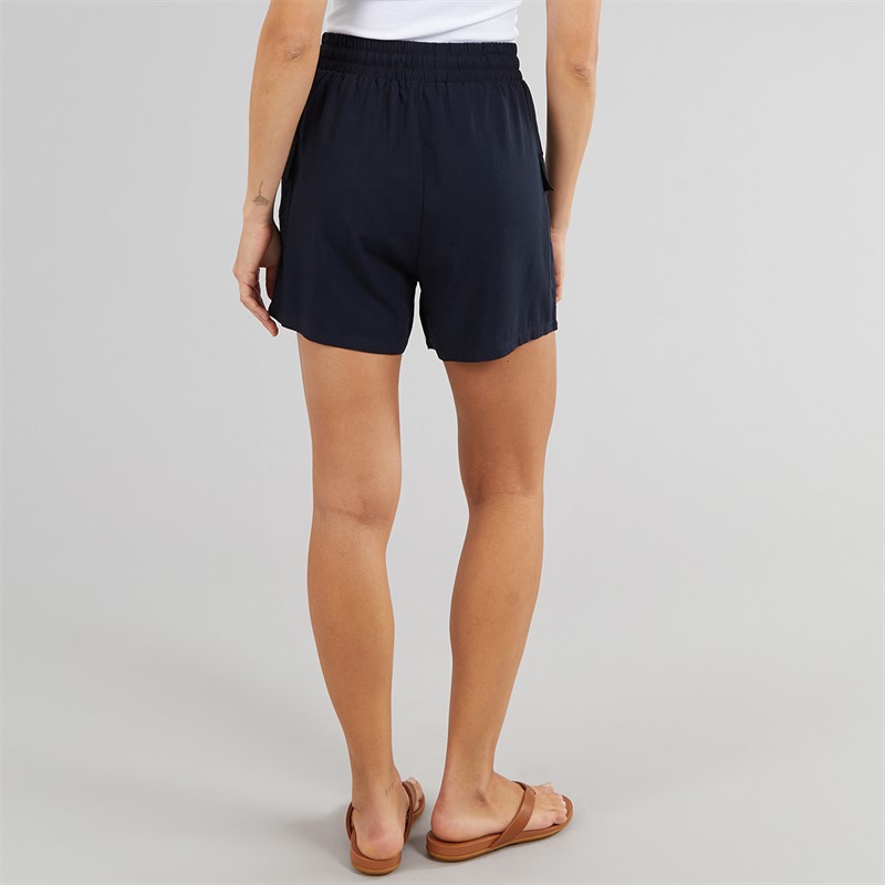 Onfire Womens Viscose Cargo Shorts Navy