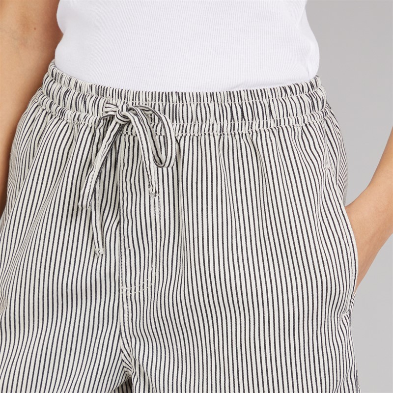 Onfire Womens Two Pack Elasticated Shorts Denim/Stripe