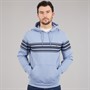 Onfire Mens Striped Hoodie Kentucky Blue