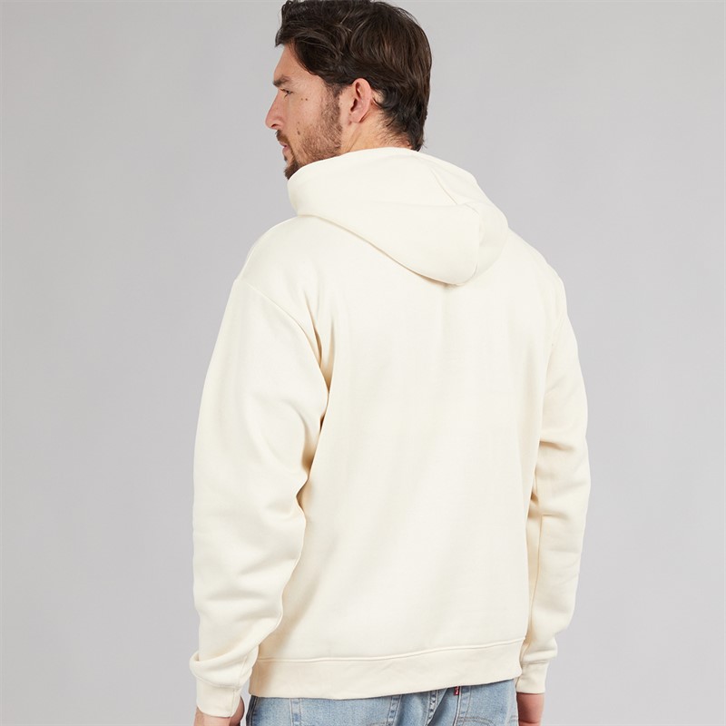 Onfire Mens Oversized Overhead Hoodie Almond