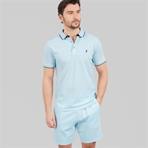 Onfire Mens Polo Shirt And Shorts Set Ice Water