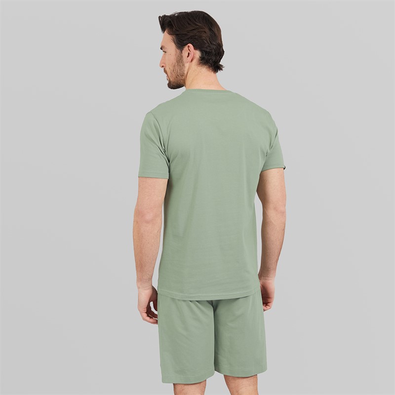 Onfire Mens T-Shirt And Shorts Set Sage