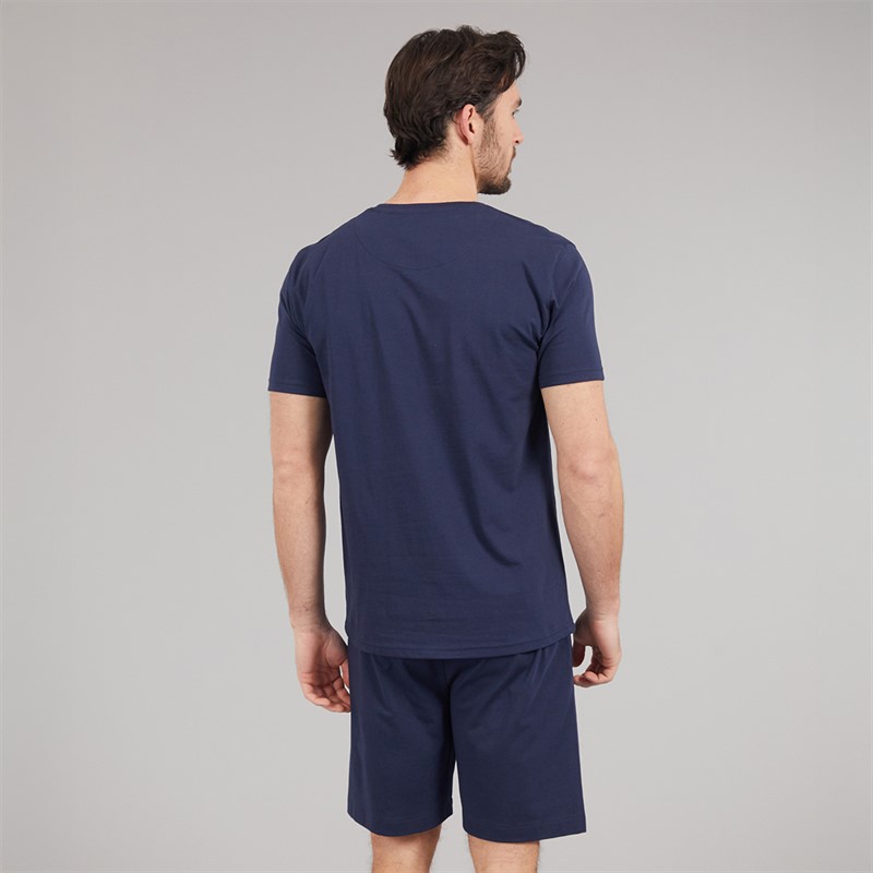 Onfire Mens T-Shirt And Shorts Set Navy