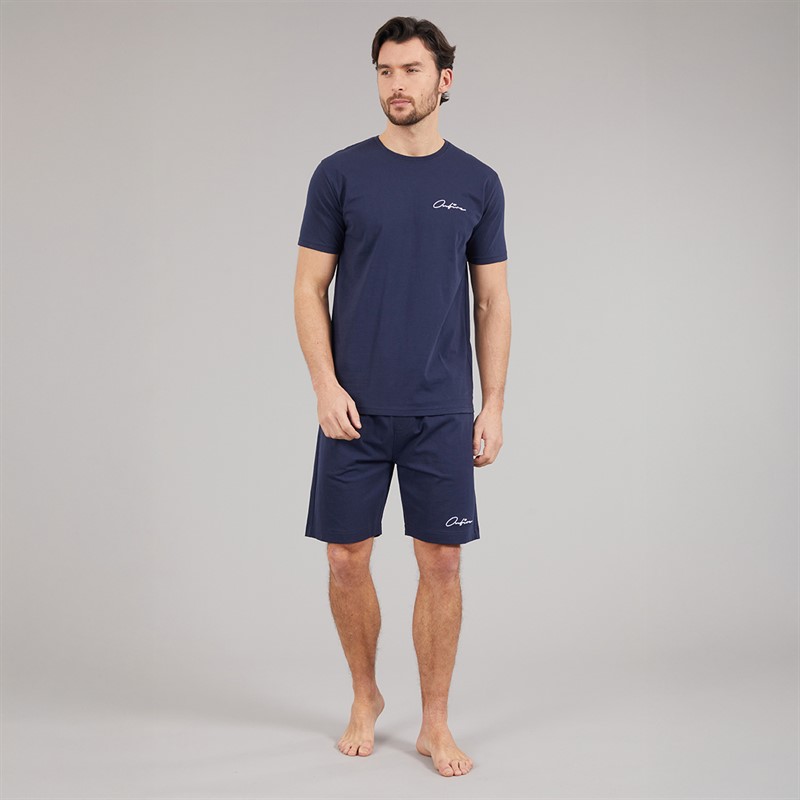 Onfire Mens T-Shirt And Shorts Set Navy