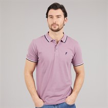 Onfire Mens Tipped Polo Shirt Grapeade