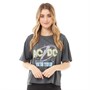 ACDC Womens 1978 Tour Boxy T-Shirt Dark Charcoal