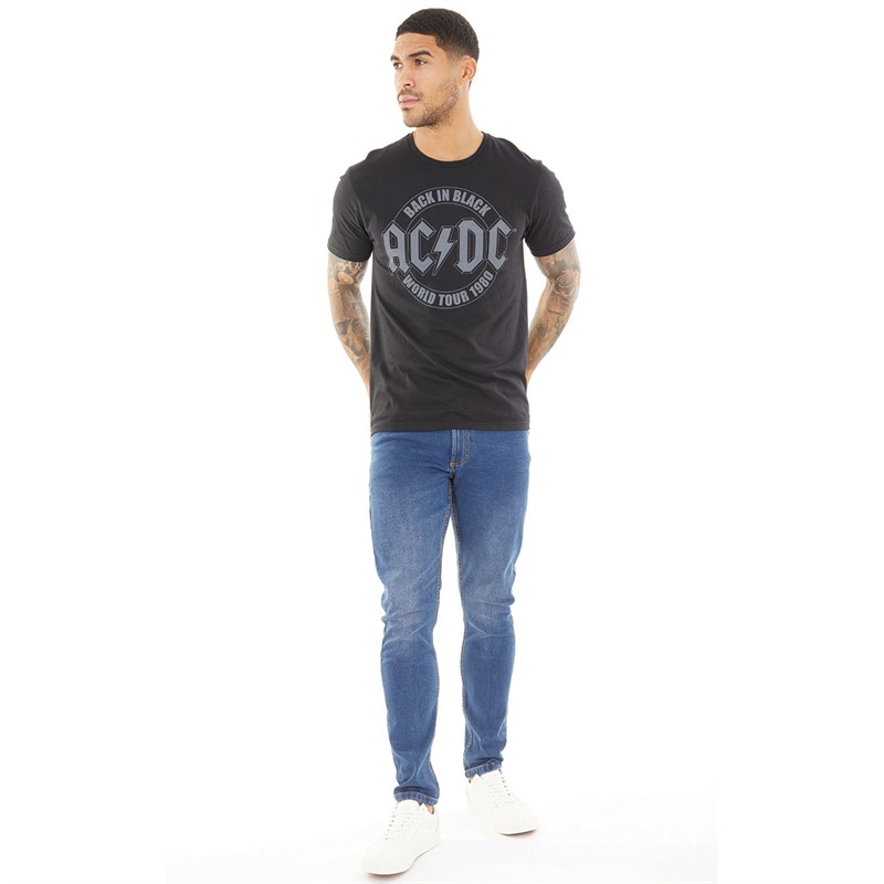 ACDC Mens Tour Emblem T-Shirt Black