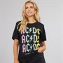 ACDC Womens T-Shirt Black