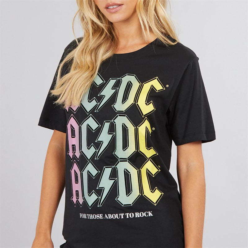 ACDC Womens T-Shirt Black