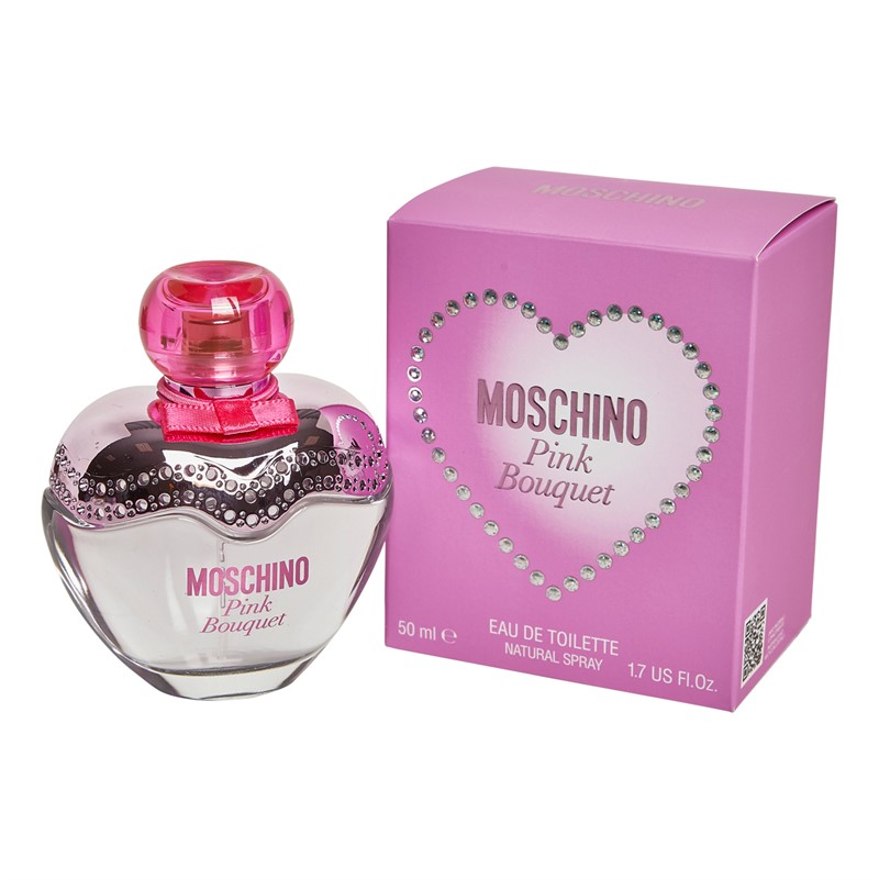 Moschino Womens Pink Bouquet 50ml EDT Spray Multi