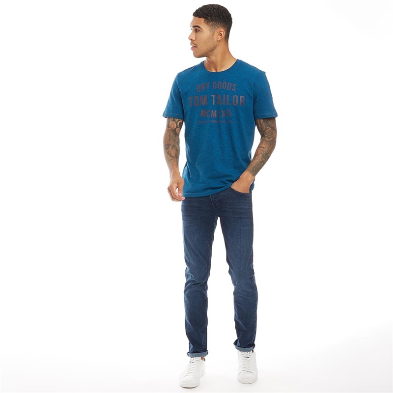 tom tailor piers super slim blue denim