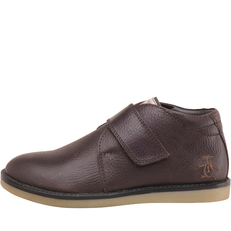 brown penguin boots