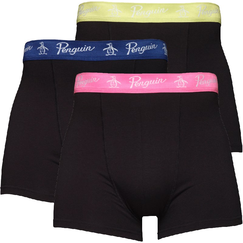 Original Penguin Mens Three Pack Boxers Black at MandMDirect.com Original Penguin Mens Three Pack Boxers Black.