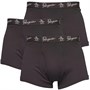 Original Penguin Mens Three Pack Boxers Black
