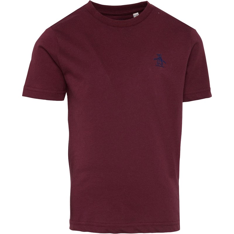 Original Penguin Niemowlęce Pete T-Shirt Bordowy