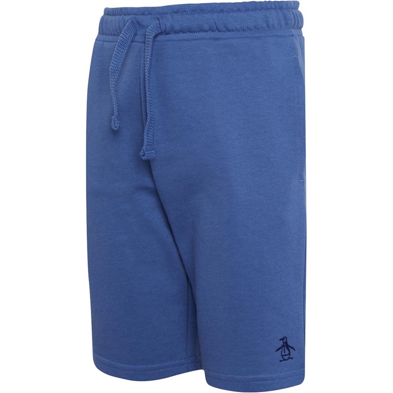 Original Penguin Boys Pete Badge Shorts Ink Blue