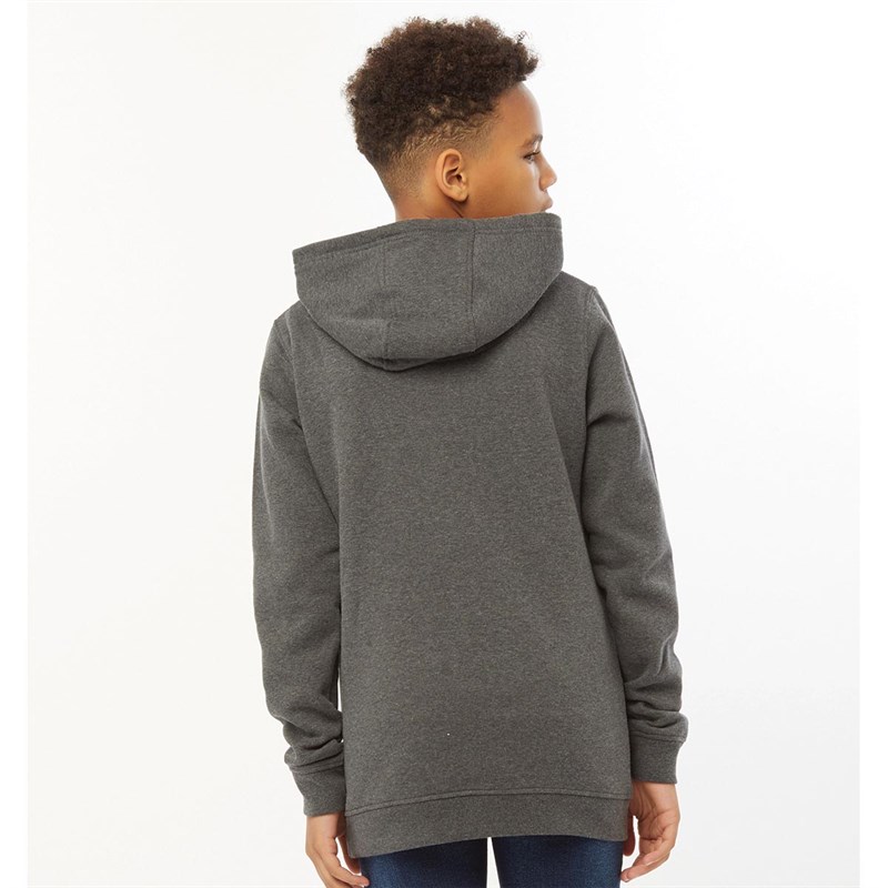 Original Penguin Junior Pete Hoodie Gemeleerd Antraciet