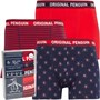 Original Penguin Mens Three Pack Festive Star Pete Boxers Navy