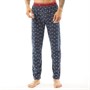 Original Penguin Mens AOP Lounge Pants Red/Navy
