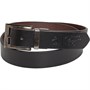 Original Penguin Mens Albert Reversible Leather Belt Black/Tan