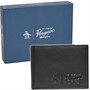 Original Penguin Mens Frederick Leather Bi-Fold Wallet Black/Black