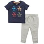 Original Penguin Infant Pete And Friends T-Shirt And Jog Set Navy/Blazer