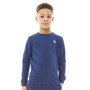 Original Penguin Boys Pete Badge Crew Sweatshirt Estate Blue
