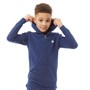 Original Penguin Boys Pete Badge Zip Hoodie Estate Blue