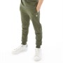 Original Penguin Pantalons de Jogging Pete Badge Garçon Vert Olive Foncé
