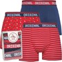 Original Penguin Herren Geo Original Print Boxershorts Rot
