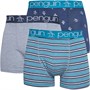 Original Penguin Boxer Button Homme Gris