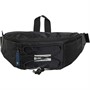 Original Penguin Mens Zenn Rip Stop Waist Bag With Bungee Cord Black