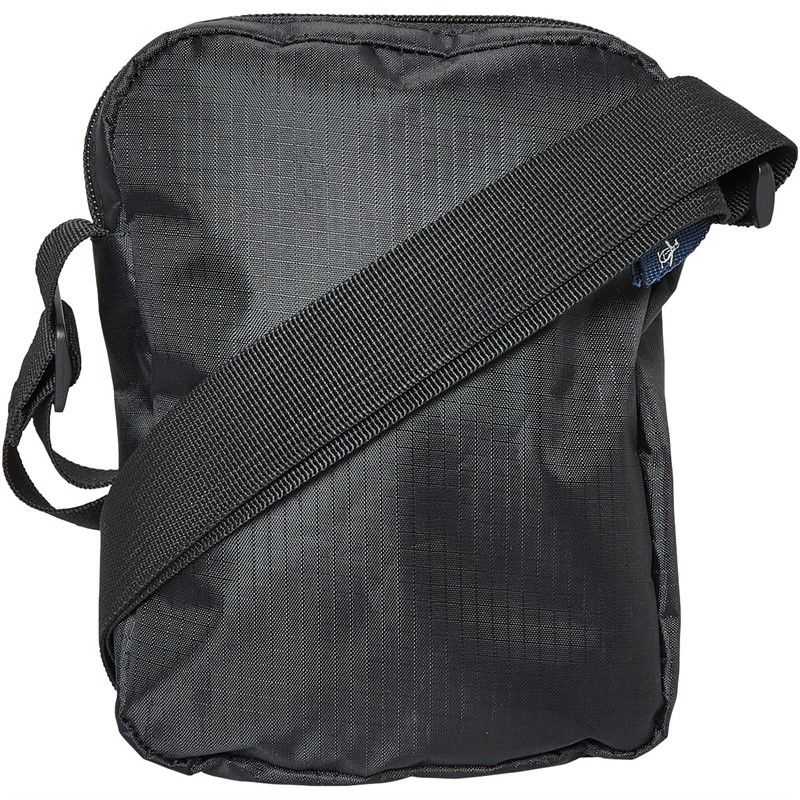 Original Penguin Mens Corton Rip Stop Crossbody With Bungee Cord Black