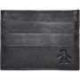 Original Penguin Mens Jonathan Leather Card Holder Black