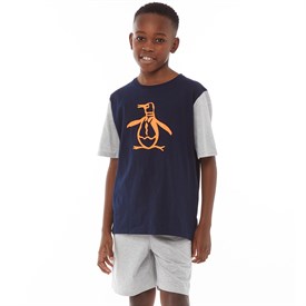 Image of Original Penguin Boys Shortie Set Navy