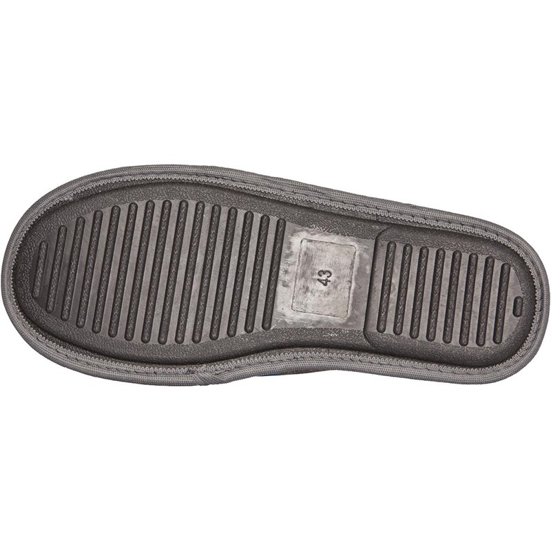 Original Penguin Mens Benny Slippers Charcoal Grey